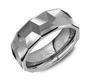 CROWN RING Men's Tungsten Wedding Band